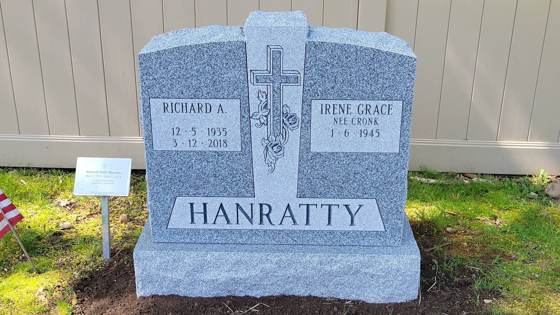 granite Grave Statue hand-carved by Memorial Statue Shop in NJ — image 2