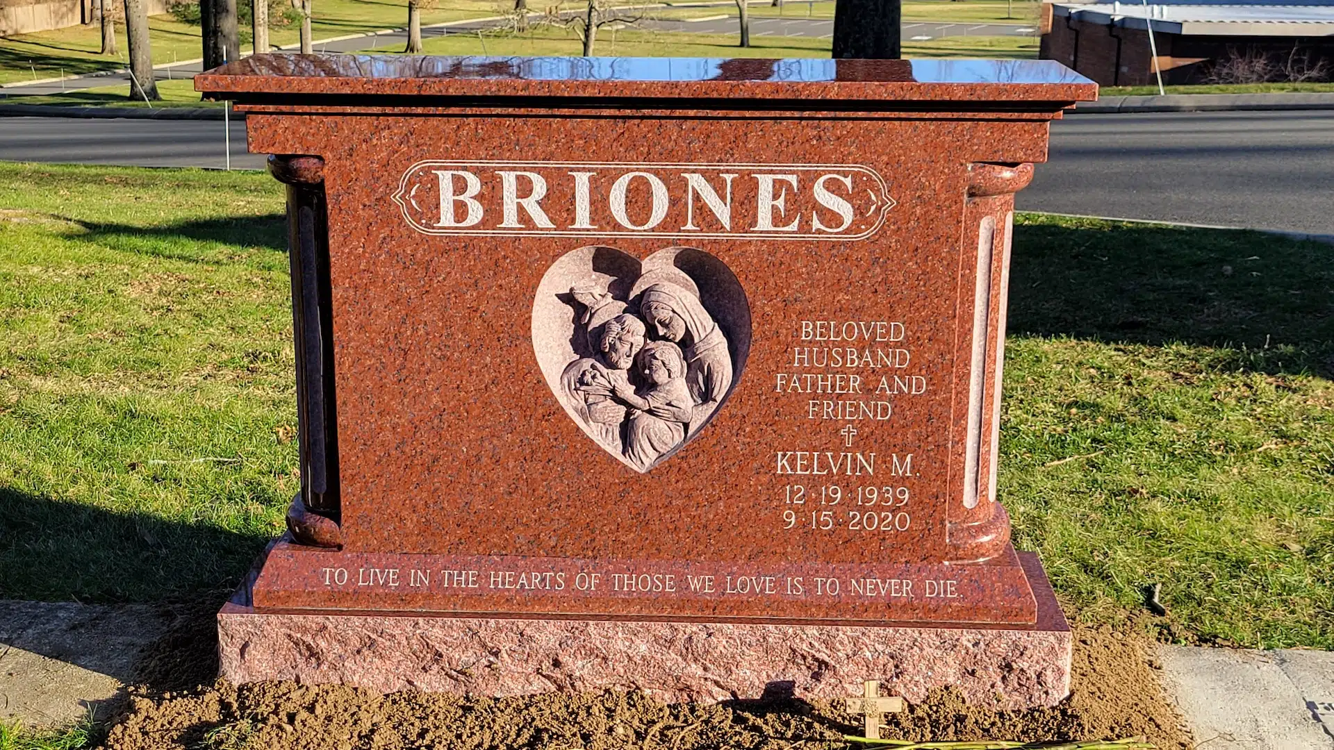granite Grave Statue hand-carved by Memorial Statue Shop in NJ — image 5