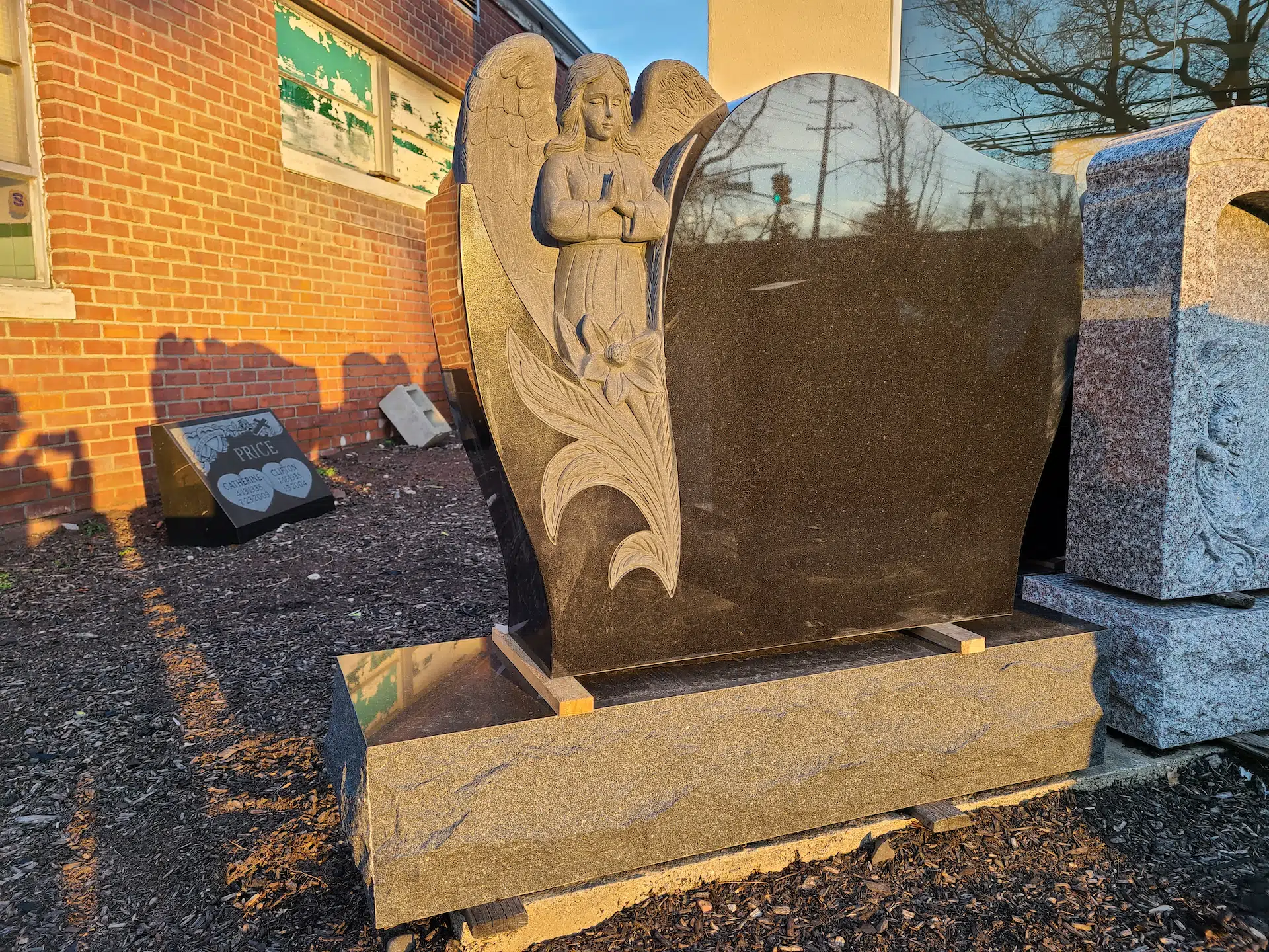 granite Grave Statue hand-carved by Memorial Statue Shop in NJ — image 3