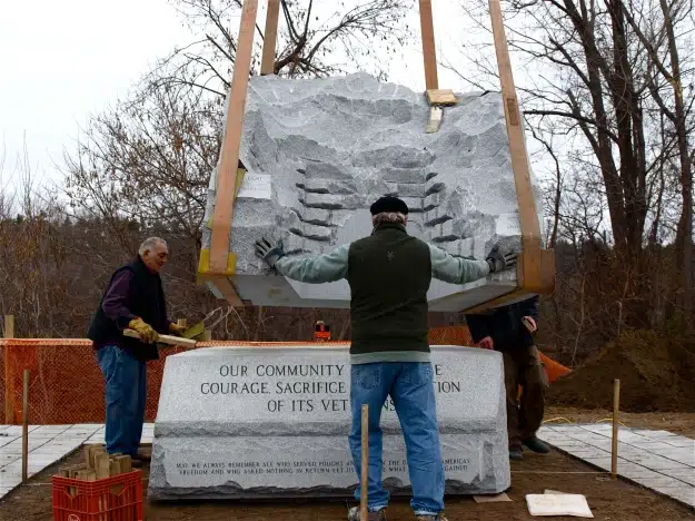 granite Grave Statue hand-carved by Memorial Statue Shop in NJ — image 5