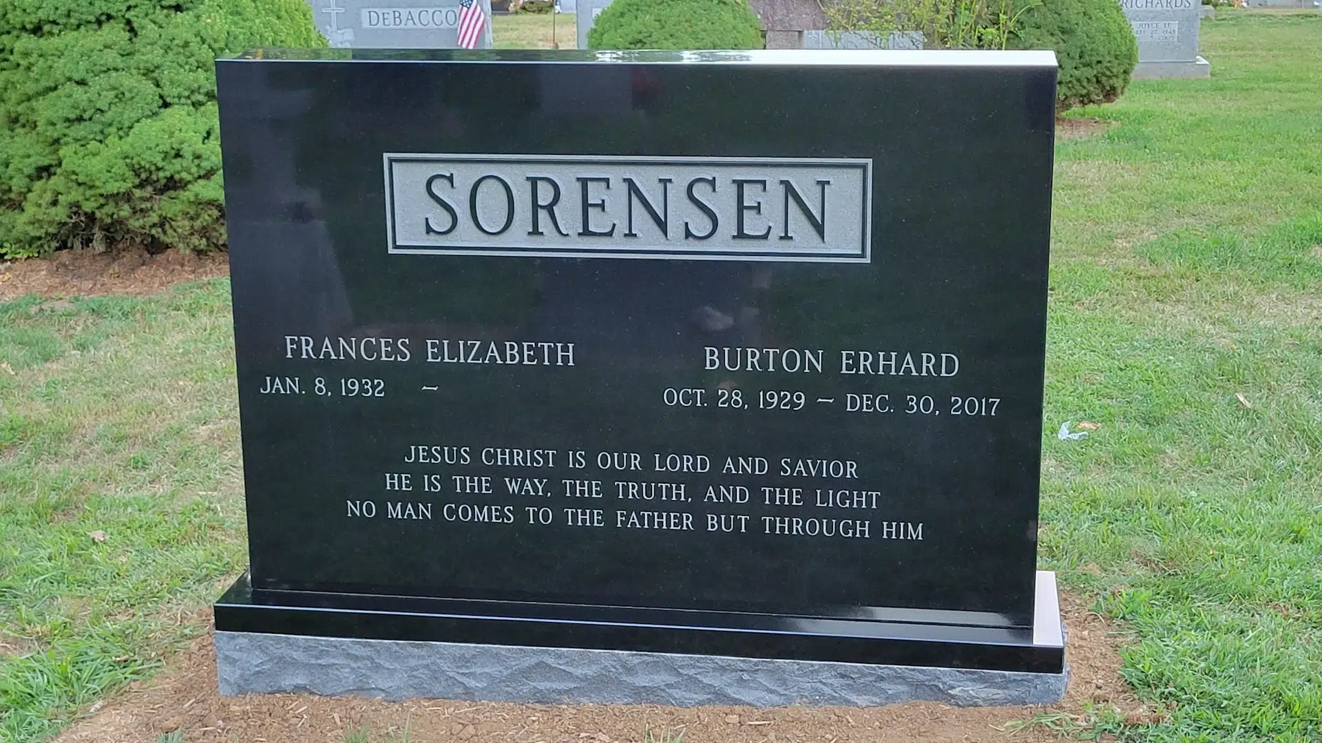 granite Grave Statue hand-carved by Memorial Statue Shop in NJ — image 9