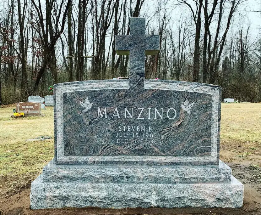 granite Grave Statue hand-carved by Memorial Statue Shop in NJ — image 3